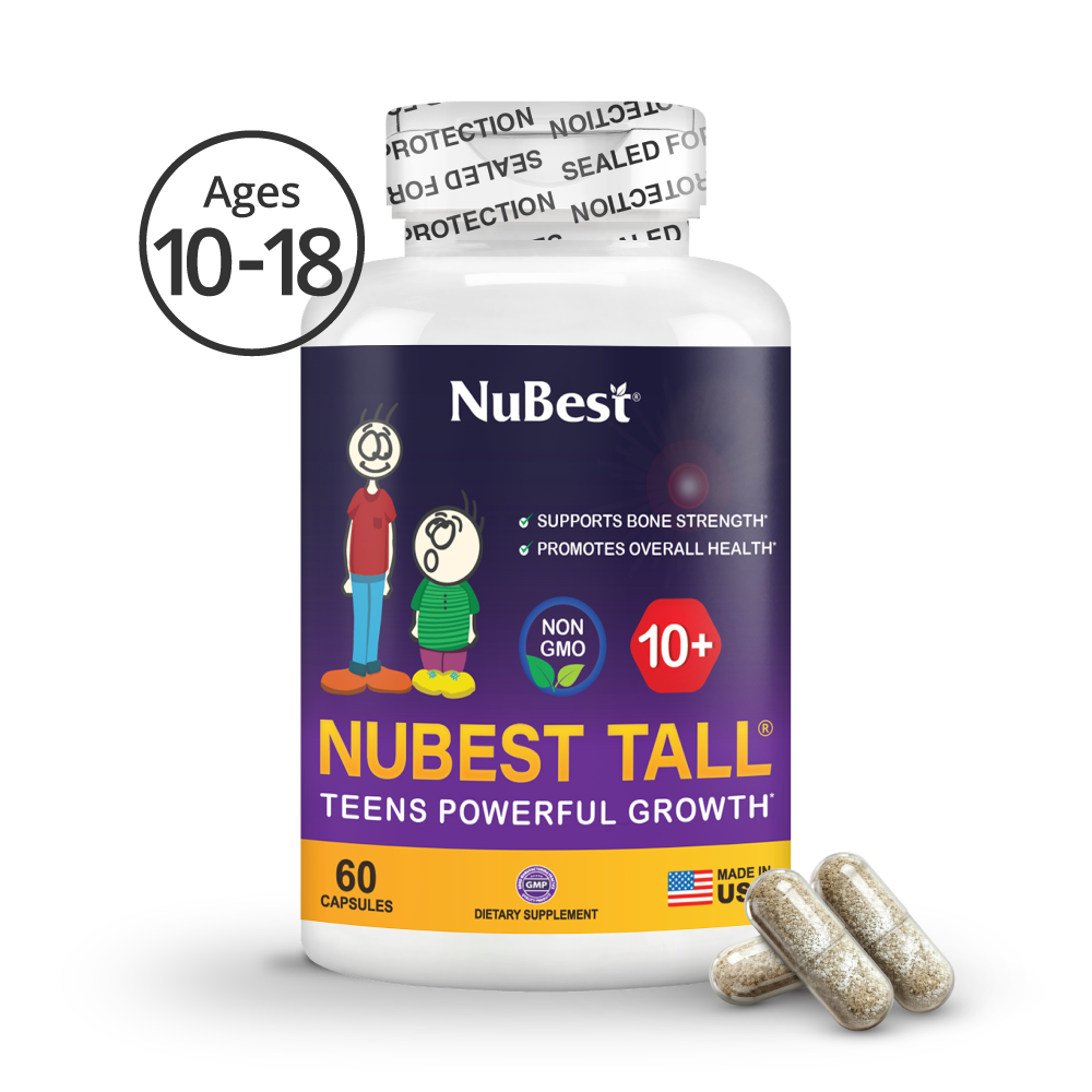 NuBest Tall 10+ Powerful Growth Support for Teens, 60 capsules